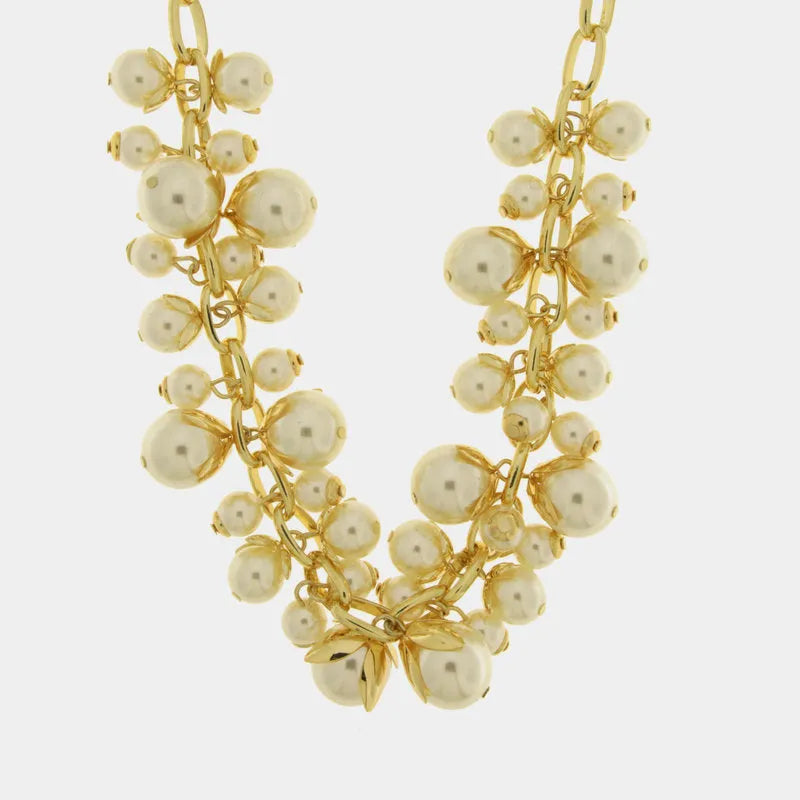 Collana in Metallo con perle