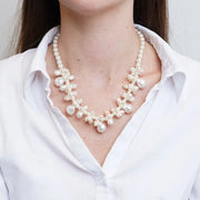 Collana in Metallo con perle