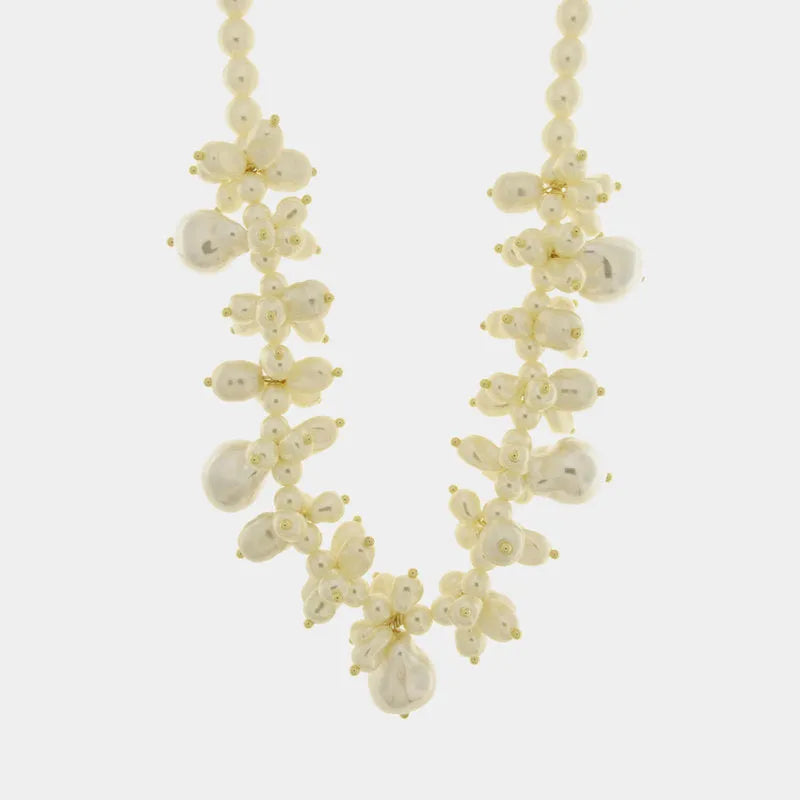 Collana in Metallo con perle