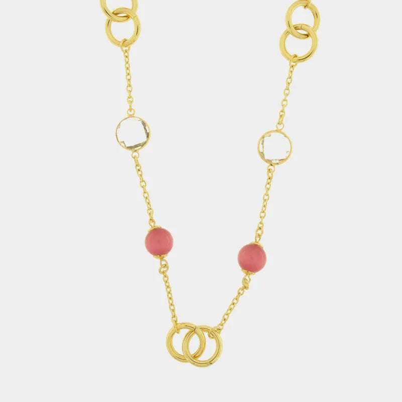 Collana in Metallo con cristalli