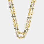 Collana in Metallo mutlifilo con cristalli colorati AMOVENEZIA - gioiello BySimon