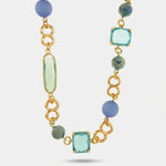 Collana in Metallo con cristalli colorati AMOVENEZIA - gioiello BySimon