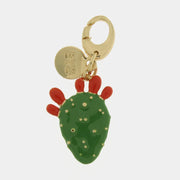 Ciondolo in Metallo con fico d'india impreziosito da smalti colorati