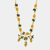 Collana in Metallo limoni e margherite