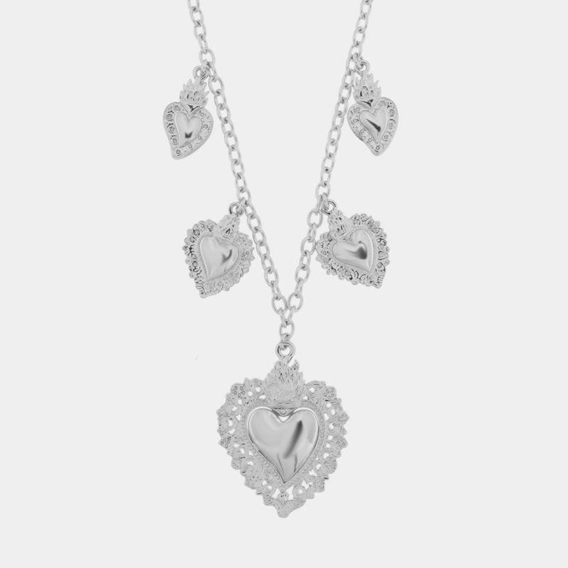 Collana in Metallo cuore sacro ex voto - BYSIMON gioielli