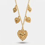 Collana in Metallo cuore sacro ex voto - BYSIMON gioielli