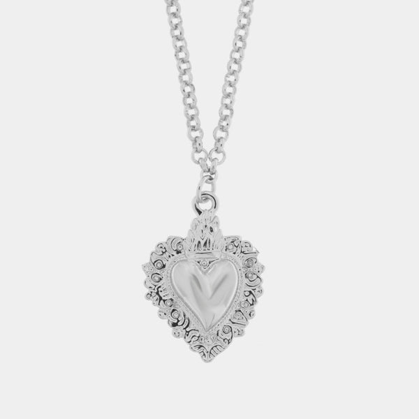 Collana in Metallo cuore sacro - BYSIMON gioielli