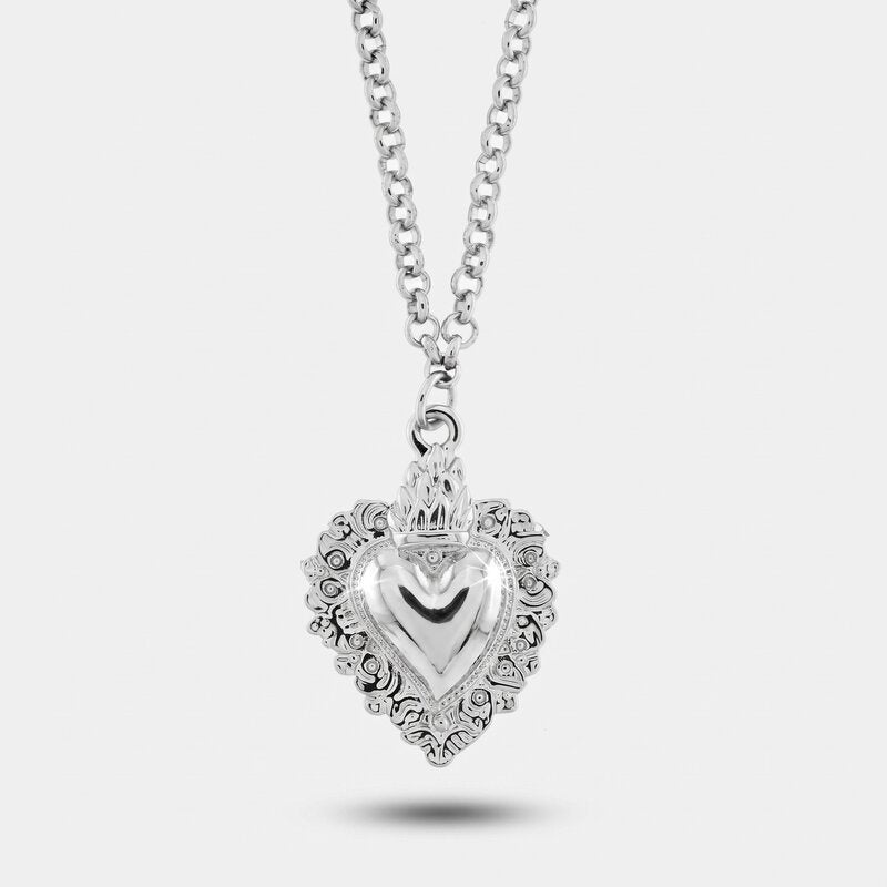 Collana in Metallo cuore sacro - BYSIMON gioielli