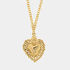 Collana in Metallo cuore sacro