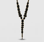 Collana in Metallo cristalli neri - BYSIMON gioielli