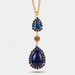 Collana in Metallo goccia blu - BYSIMON gioielli