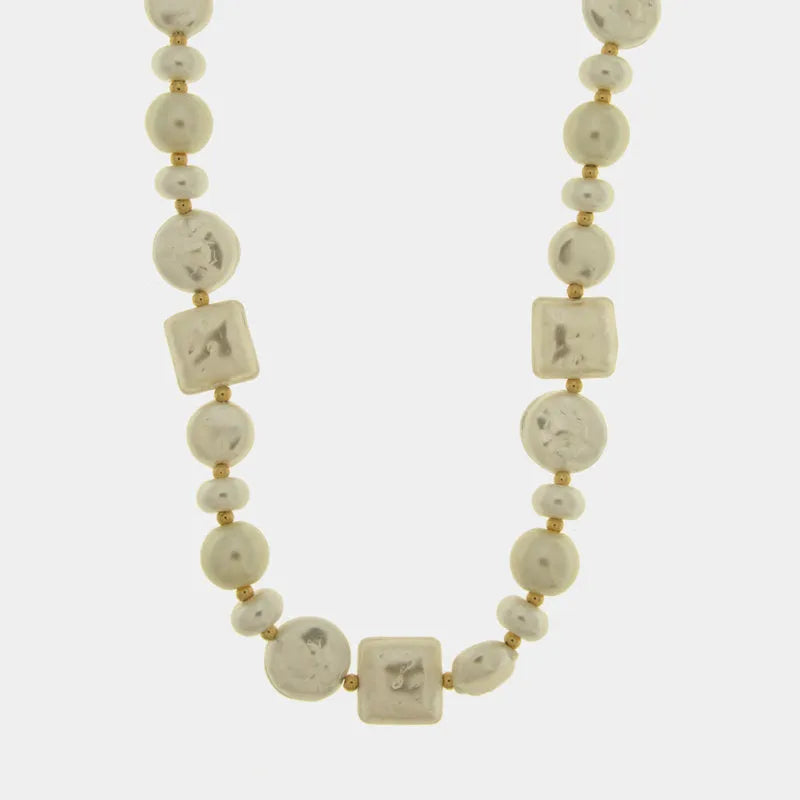 Collana in Metallo perle irregolari AMOVENEZIA - gioiello BySimon