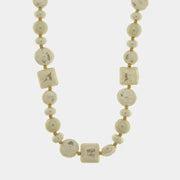 Collana in Metallo perle irregolari