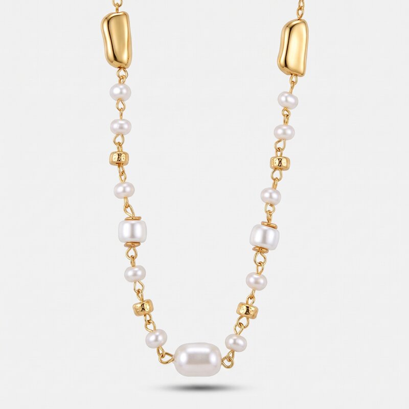 Collana in Metallo giro di perle AMOVENEZIA - gioiello BySimon
