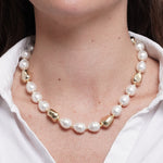 Collana in Metallo giro di perle - BYSIMON gioielli