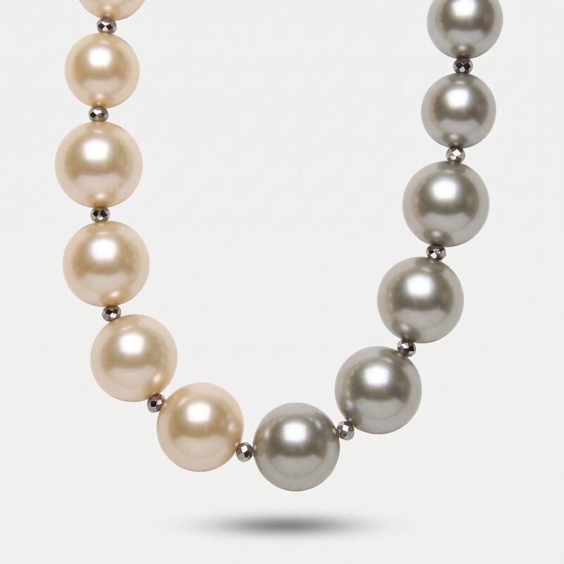 Collana in Metallo con perle - BYSIMON gioielli