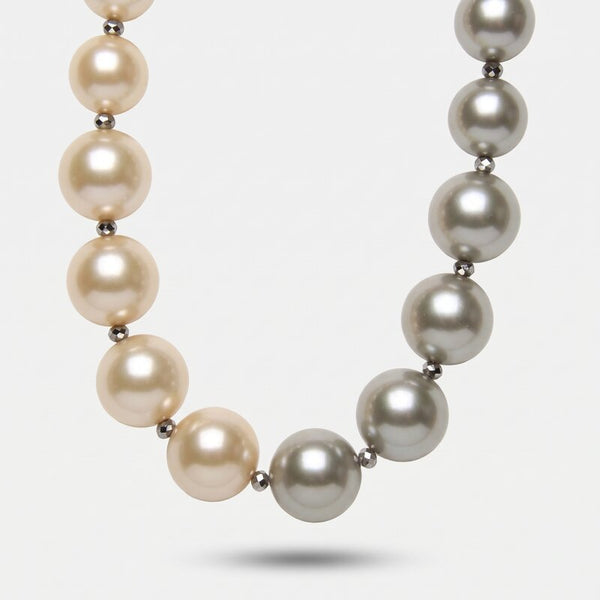 Collana in Metallo con perle - BYSIMON gioielli