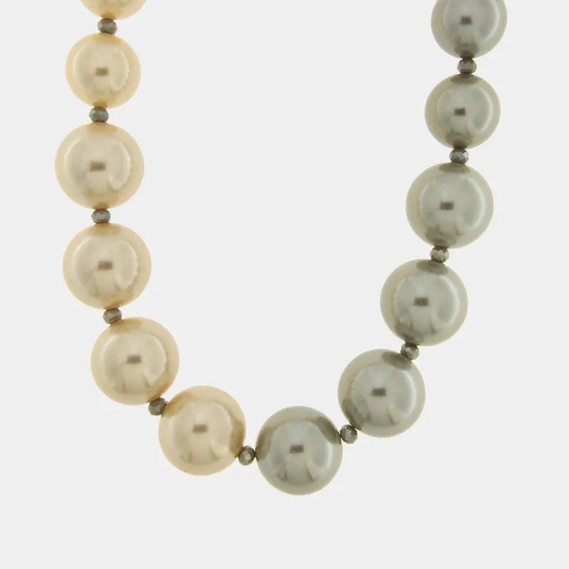 Collana in Metallo con perle - BYSIMON gioielli