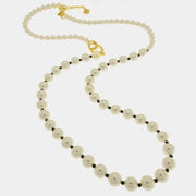 Collana in Metallo perle