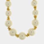 Collana in Metallo perle grandi - BYSIMON gioielli