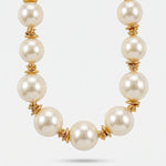 Collana in Metallo perle grandi - BYSIMON gioielli