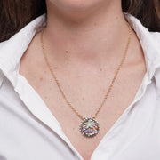 Collana in Metallo stella marina e Capri