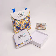 Collana in Metallo con perle e fiori colorati