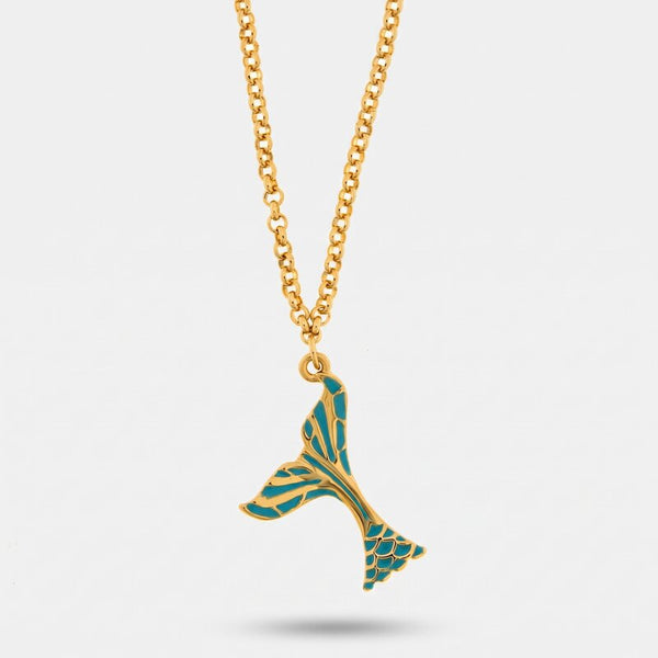 Collana in Metallo con coda di sirena pendente - BYSIMON gioielli