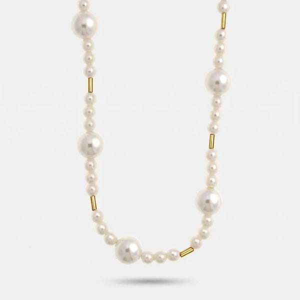 Collana in Metallo catena maglie lunghe sfere