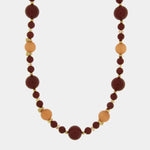 Collana in Metallo sfere rosse e arancio AMOVENEZIA - gioiello BySimon