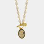 Collana in Metallo perle con cammeo AMOVENEZIA - gioiello BySimon