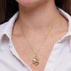 Collana in Metallo Ciondolo fiore dorato veneziano donna