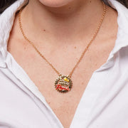 Collana in Metallo con scritta Roma e Colosseo