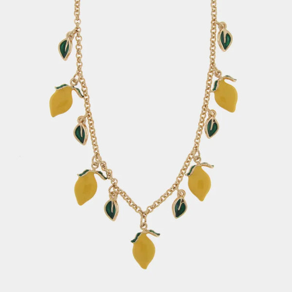 Collana con charm limoni siciliani | gioielli siciliani I Love Sicily | BYSIMON