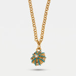 Collana in Metallo con riccio azzurro SICILY - gioiello BySimon