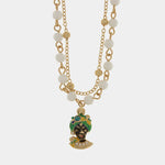 Collana in Metallo multifilo con moro siciliano SICILY - gioiello BySimon