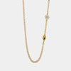 Collana in Metallo con limone e margherita