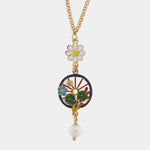 Collana in Metallo con ciondoli pendenti ruota SICILY - gioiello BySimon