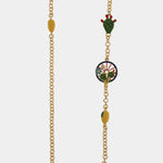 Collana in Metallo con fico d'india, limoni SICILY - gioiello BySimon