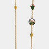 Collana in Metallo con fico d'india, limoni
