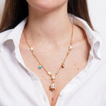 Collana con stella marina conchiglie e campanella | gioielli con conchiglie | BYSIMON