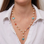 Collana in Metallo con stelle marine e conchiglie BYS - gioiello BySimon