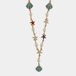 Collana in Metallo con stelle marine e conchiglie BYS - gioiello BySimon