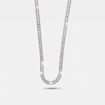 Collana in Metallo Doppio Filo Argento - BYSIMON gioielli