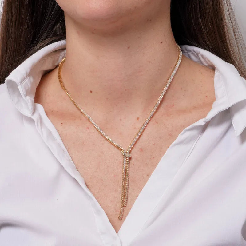 Collana in Metallo Pendente Argento