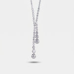 Collana in Metallo Goccia Pendente Lungo - BYSIMON gioielli