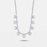 Collana in Metallo Perle Bianche Elegante - BYSIMON gioielli