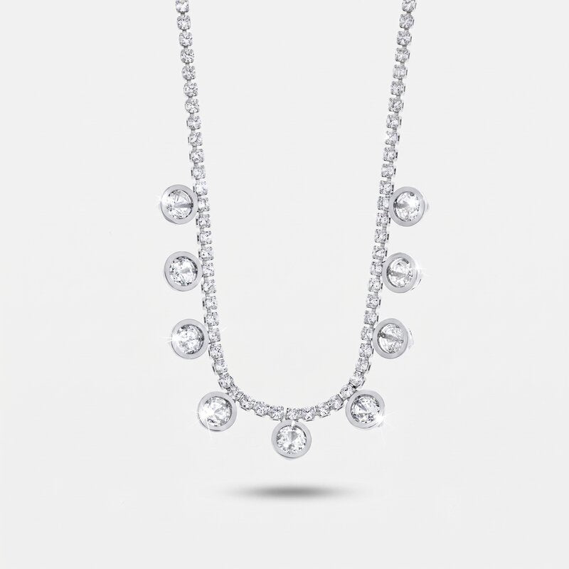 Collana in Metallo Perle Bianche Elegante - BYSIMON gioielli
