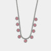 Collana in Metallo Girocollo Palline Bianche