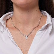Collana in Metallo Girocollo Sottile Elegante